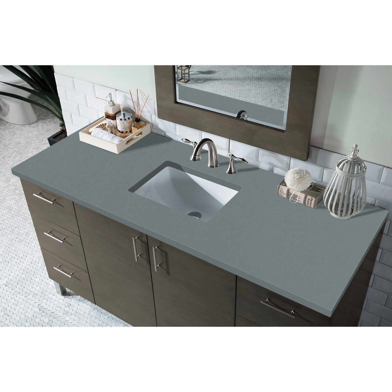 James Martin Metropolitan 60" Single Vanity Vanity James Martin 