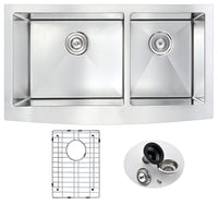 Thumbnail for ANZZI ELYSIAN Series KAZ3320-031B Kitchen Sink Kitchen Sink ANZZI 