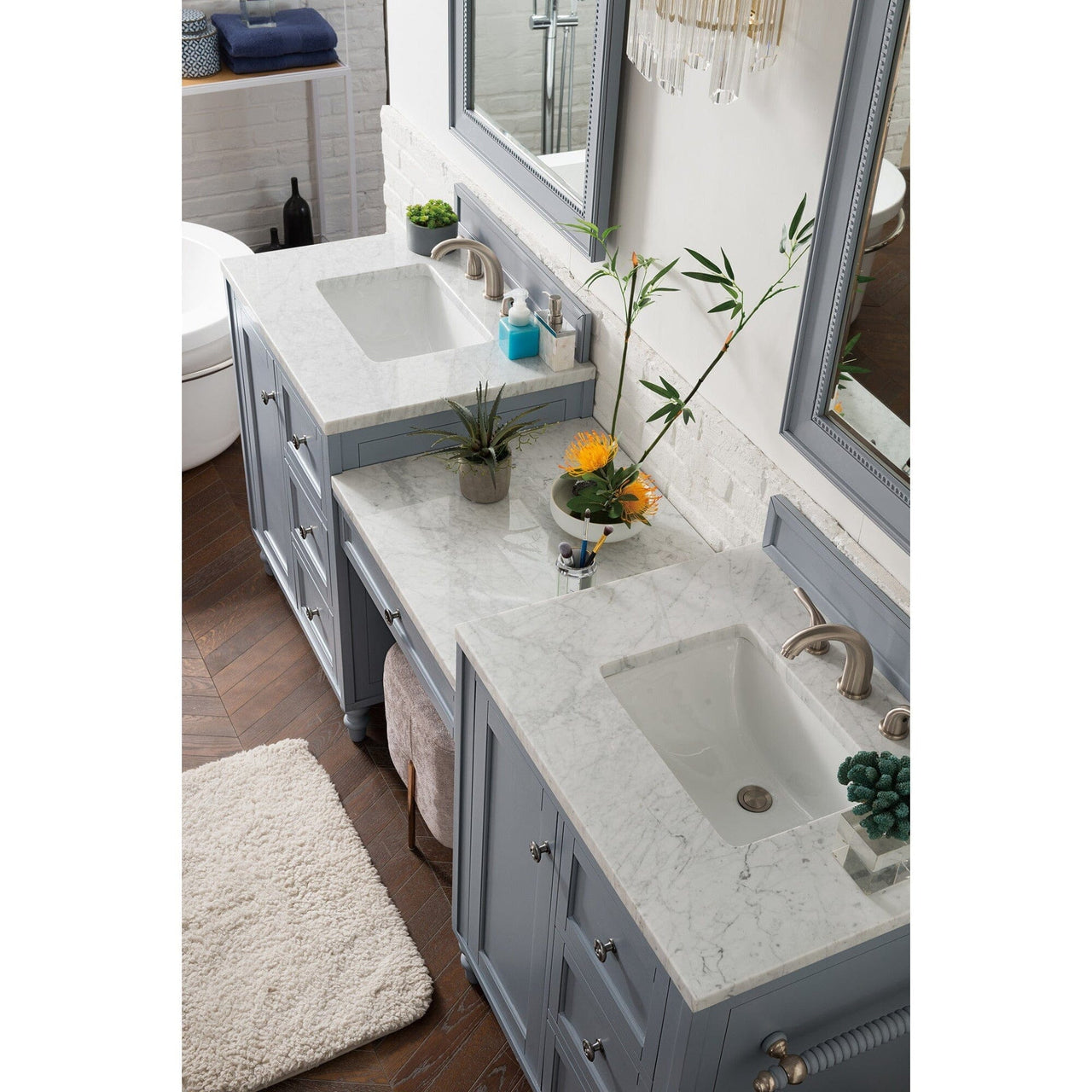 James Martin Copper Cove Encore 86" Double Vanity Set Vanity James Martin 
