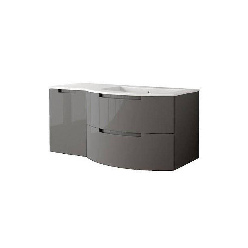 Latoscana Oasi 43" Slate Glossy Modern Bathroom Vanity Vanity Latoscana 