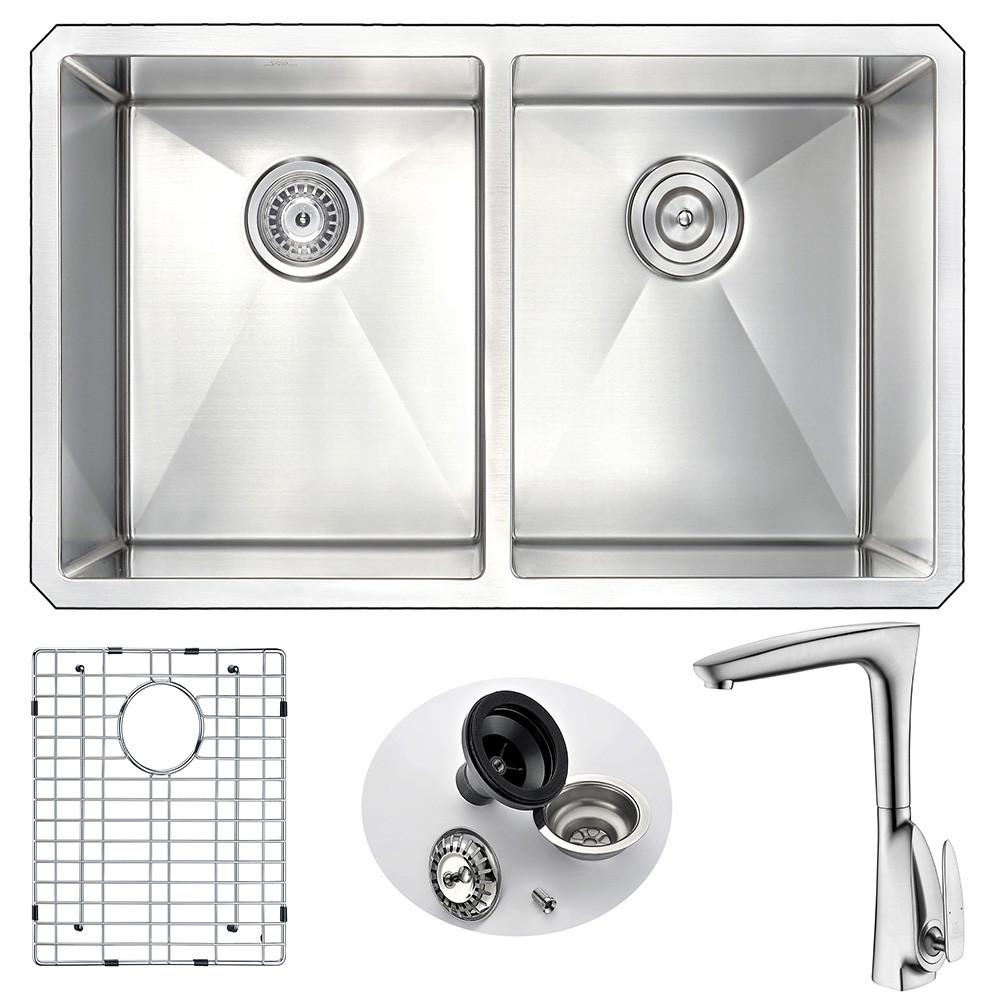 ANZZI VANGUARD Series K32192A-034B Kitchen Sink Kitchen Sink ANZZI 