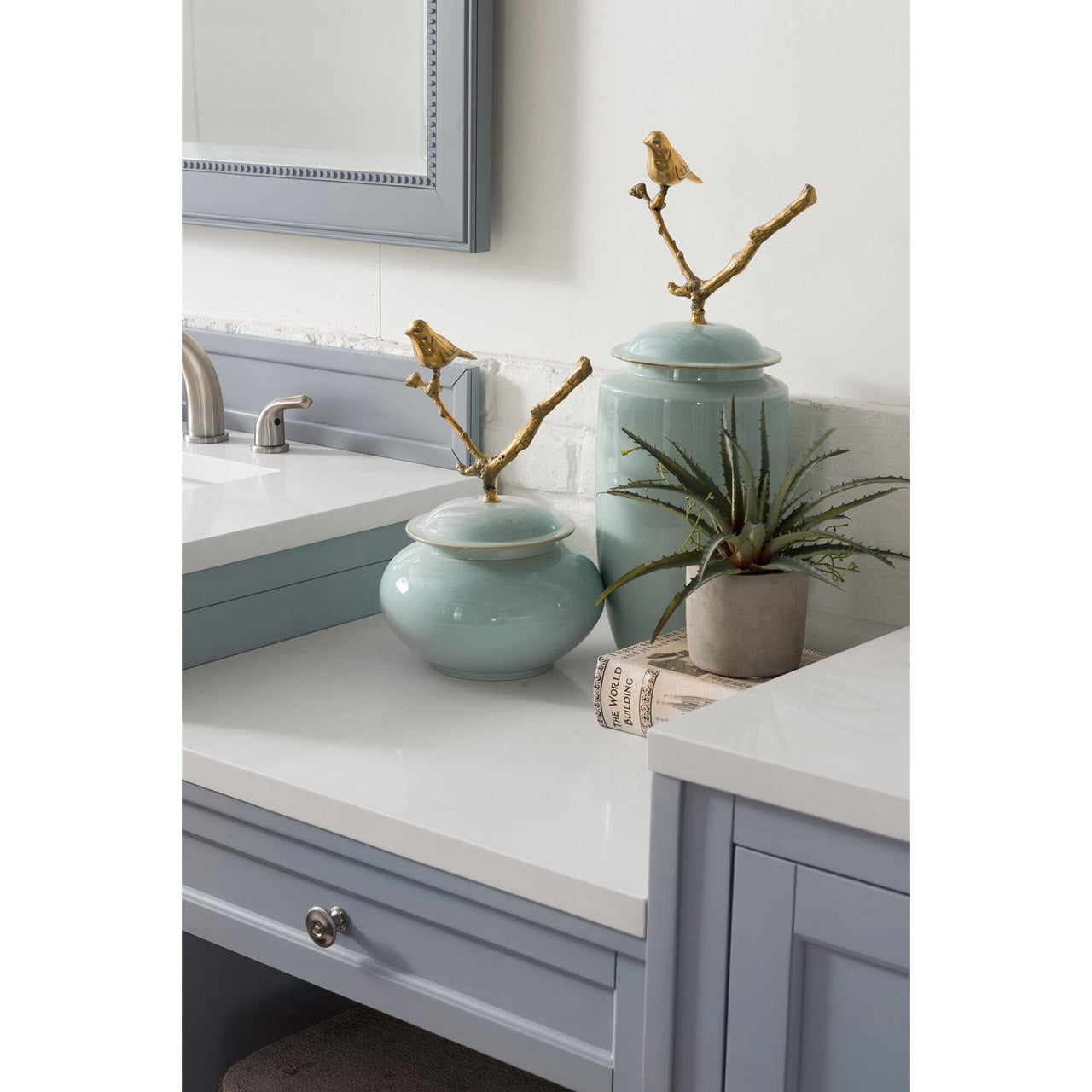 James Martin Copper Cove Encore 86" Double Vanity Set Vanity James Martin 