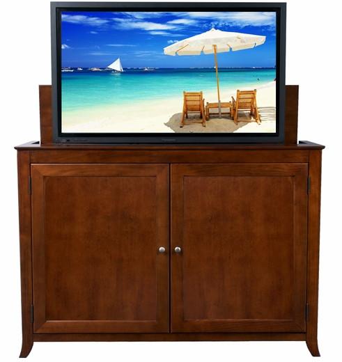 Touchstone Berkeley Full Size Lift Cabinets For Up To 60” Flat Screen Tv’S Tv Lift Cabinets Touchstone 