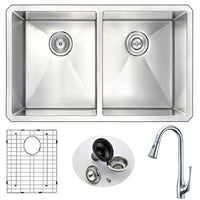 Thumbnail for ANZZI VANGUARD Series K32192A-041 Kitchen Sink Kitchen Sink ANZZI 