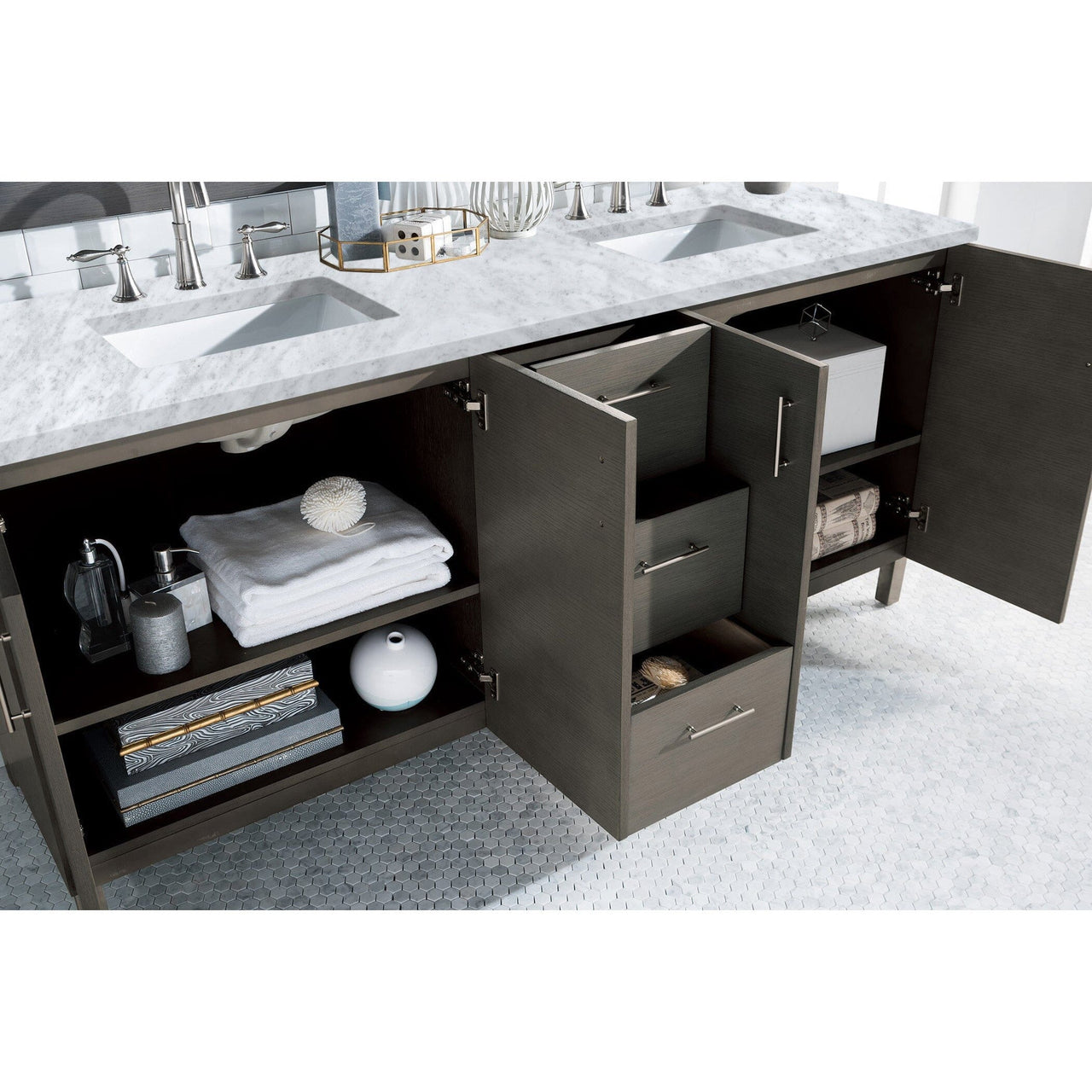 James Martin Metropolitan 72" Double Vanity Vanity James Martin 