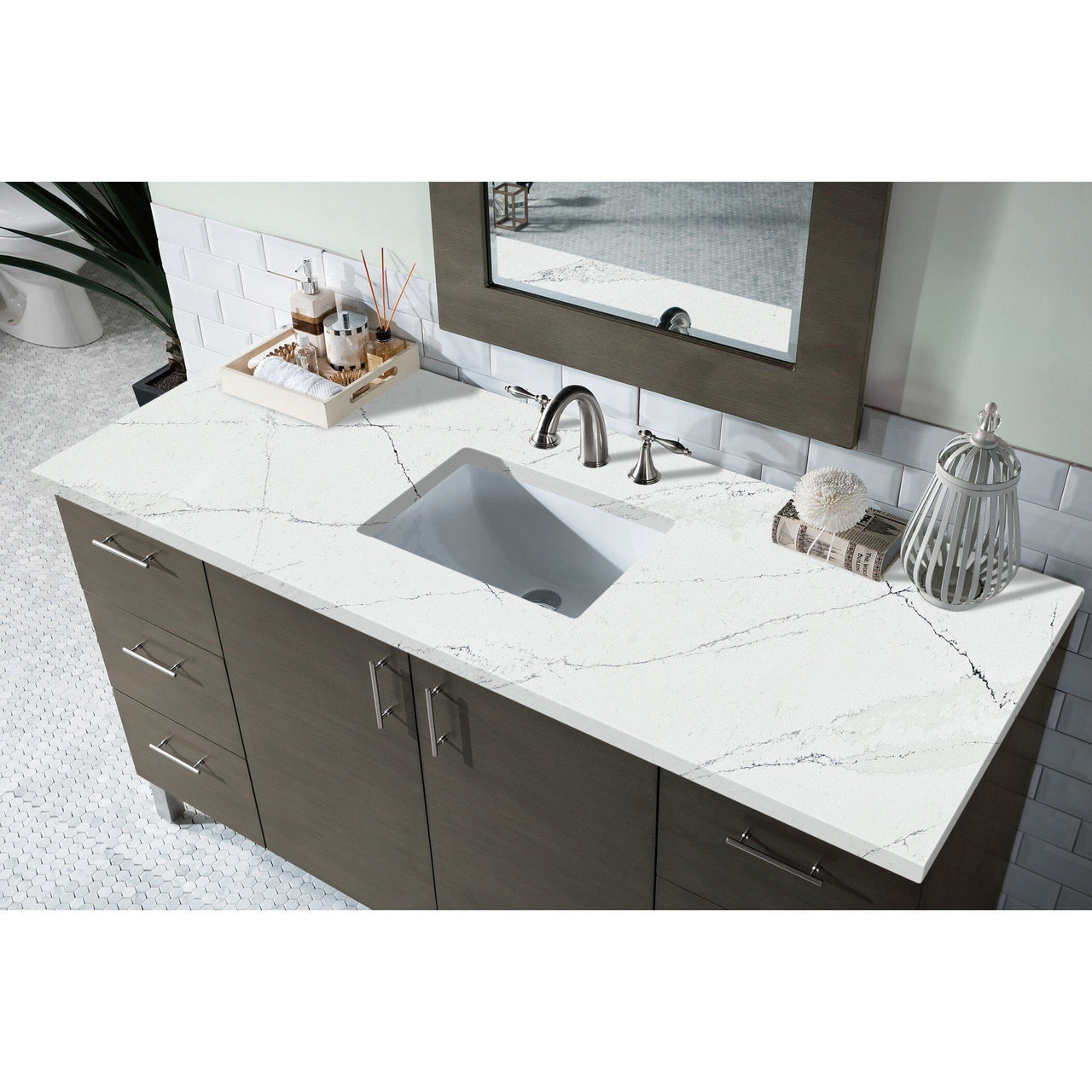 James Martin Metropolitan 60" Single Vanity Vanity James Martin 