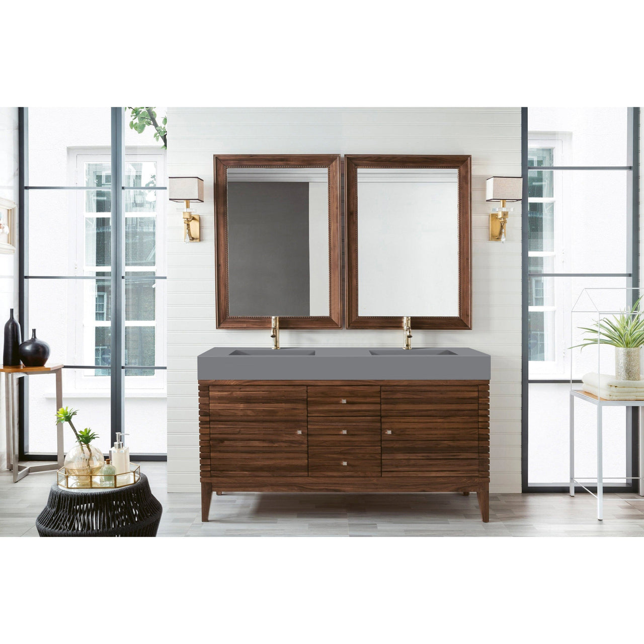 James Martin Linear 59" Double Vanity Vanity James Martin 