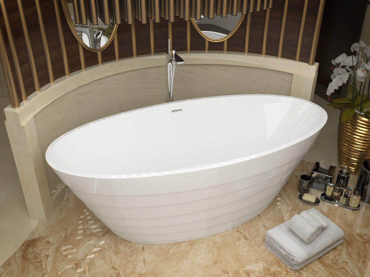 ANZZI Nimbus FT-AZ068 FreeStanding Bathtub FreeStanding Bathtub ANZZI 