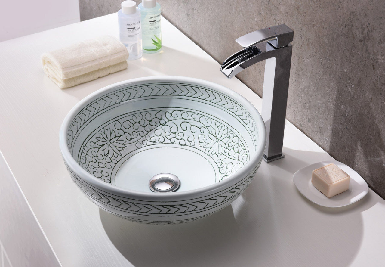 ANZZI Cadence Series LS-AZ185 Vessel Sink - Glass Bathroom Sink ANZZI 