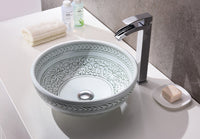 Thumbnail for ANZZI Cadence Series LS-AZ185 Vessel Sink - Glass Bathroom Sink ANZZI 