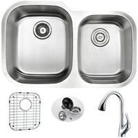 Thumbnail for ANZZI MOORE Series KAZ3220-031 Kitchen Sink Kitchen Sink ANZZI 