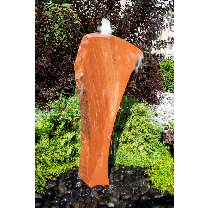 Real Stone Fountains BTTBK026 Sandstone Artisan Rock Fountain Fountain Blue Thumb 