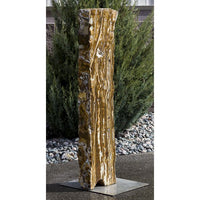 Thumbnail for Real Stone Fountains BTTBK028 Black Canyon Onyx Artisan Rock Fountain Fountain Blue Thumb 