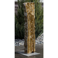 Thumbnail for Real Stone Fountains BTTBK028 Black Canyon Onyx Artisan Rock Fountain Fountain Blue Thumb 