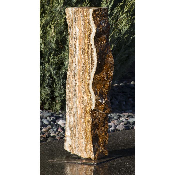 Real Stone Fountains BTTBK030 Grand Canyon Red Onyx Artisan Rock Fountain Fountain Blue Thumb 