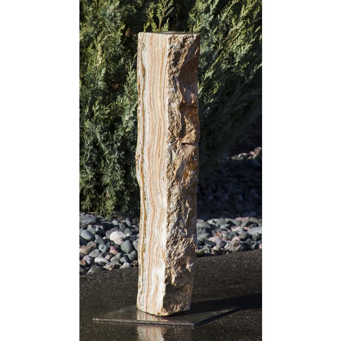 Real Stone Fountains BTTBK032 Desert Onyx Artisan Rock Fountain Fountain Blue Thumb 