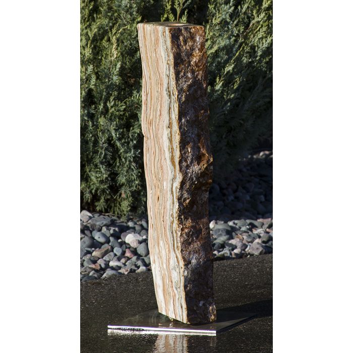 Real Stone Fountains BTTBK032 Desert Onyx Artisan Rock Fountain Fountain Blue Thumb 