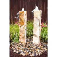 Thumbnail for Real Stone Fountains BTTBK036 Grand Canyon Red Onyx Artisan Rock Fountain Fountain Blue Thumb 