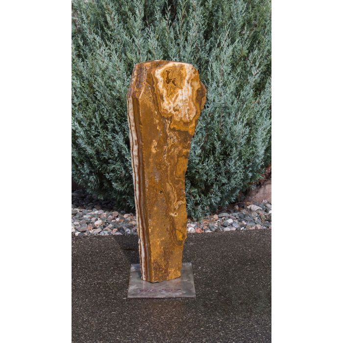 Real Stone Fountains BTTBK042 Grand Canyon Red Onyx Artisan Rock Fountain Fountain Blue Thumb 