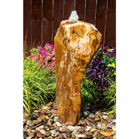 Thumbnail for Real Stone Fountains BTTBK042 Grand Canyon Red Onyx Artisan Rock Fountain Fountain Blue Thumb 