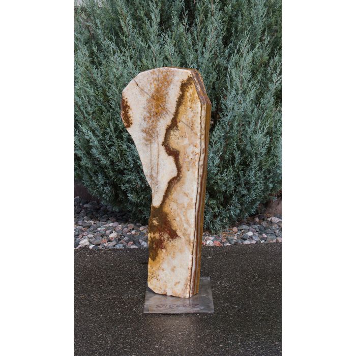 Real Stone Fountains BTTBK042 Grand Canyon Red Onyx Artisan Rock Fountain Fountain Blue Thumb 