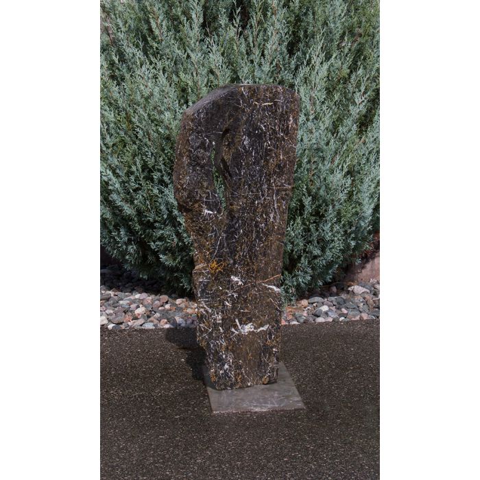 Real Stone Fountains BTTBK043 Desert Onyx Artisan Rock Fountain Fountain Blue Thumb 