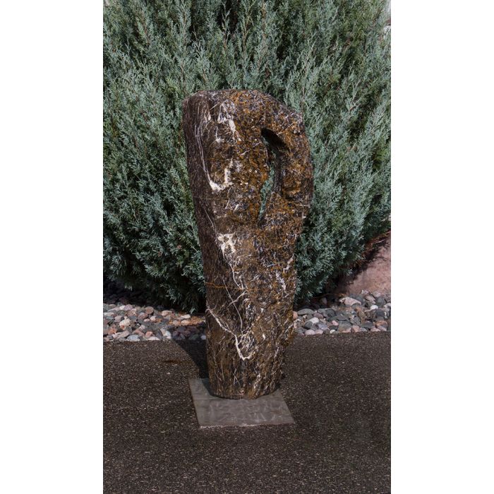 Real Stone Fountains BTTBK043 Desert Onyx Artisan Rock Fountain Fountain Blue Thumb 