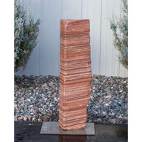Thumbnail for Real Stone Fountains BTTBK046 Salt River Sandstone Artisan Rock Fountain Fountain Blue Thumb 