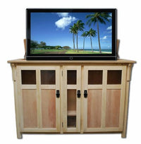 Thumbnail for Touchstone Bungalow Unfinished Full Size Lift Cabinets For Up To 60” Flat Screen Tv’S Tv Lift Cabinets Touchstone 