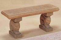 Thumbnail for Bunny Outdoor Cast Stone Garden Bench Benches Tuscan 