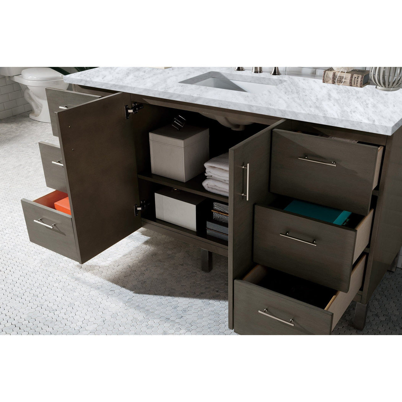 James Martin Metropolitan 60" Single Vanity Vanity James Martin 