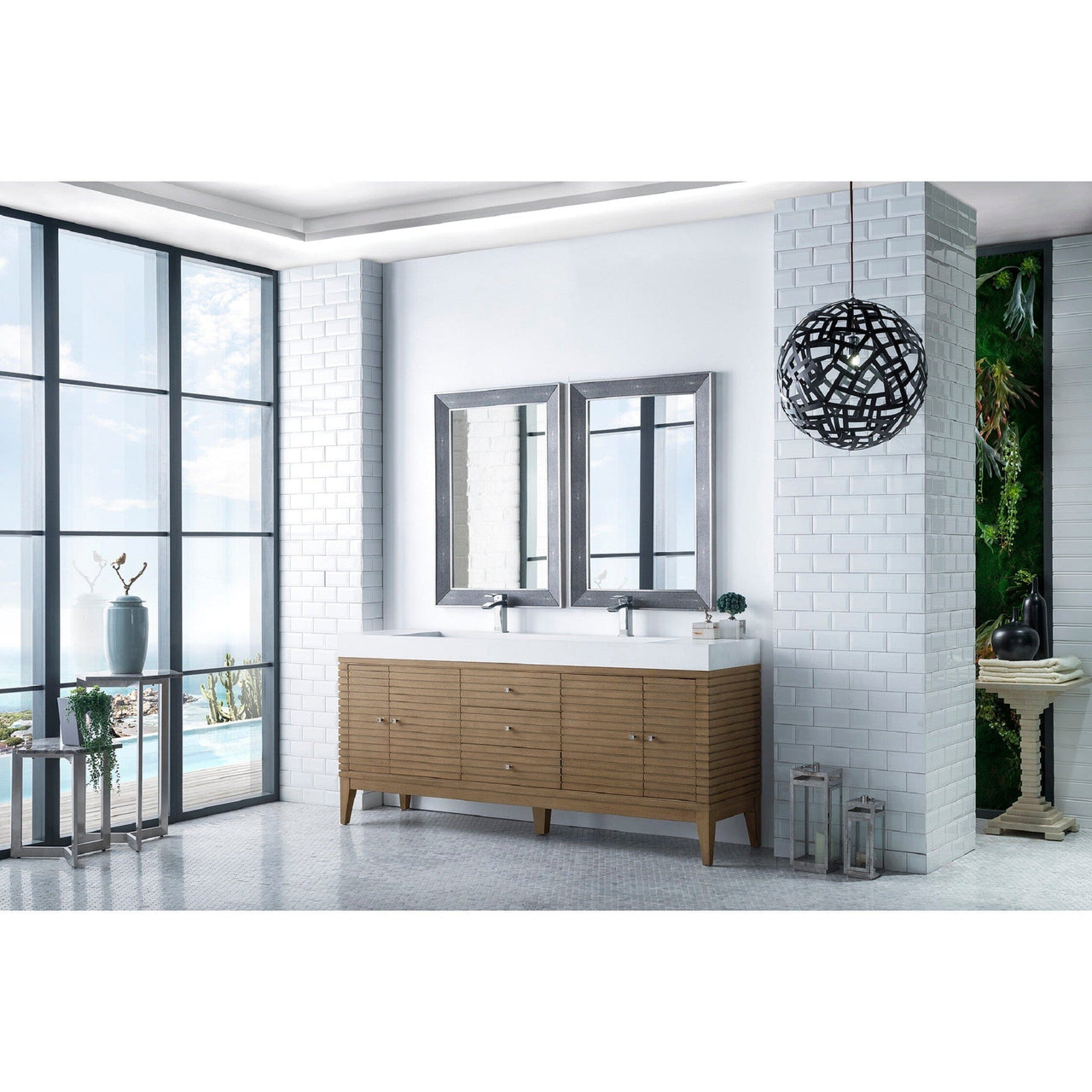 James Martin Linear 72" Double Vanity Vanity James Martin 