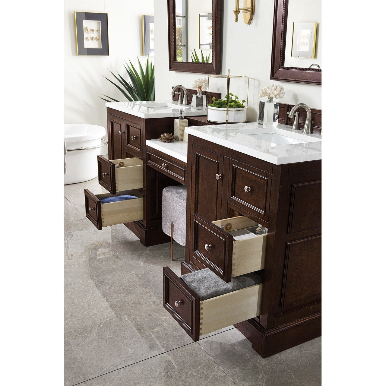 James Martin De Soto 82" Double Vanity Set Vanity James Martin 