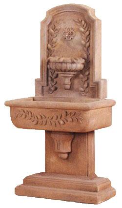 Montelupo Wall Cast Stone Outdoor Fountain Fountain Tuscan 