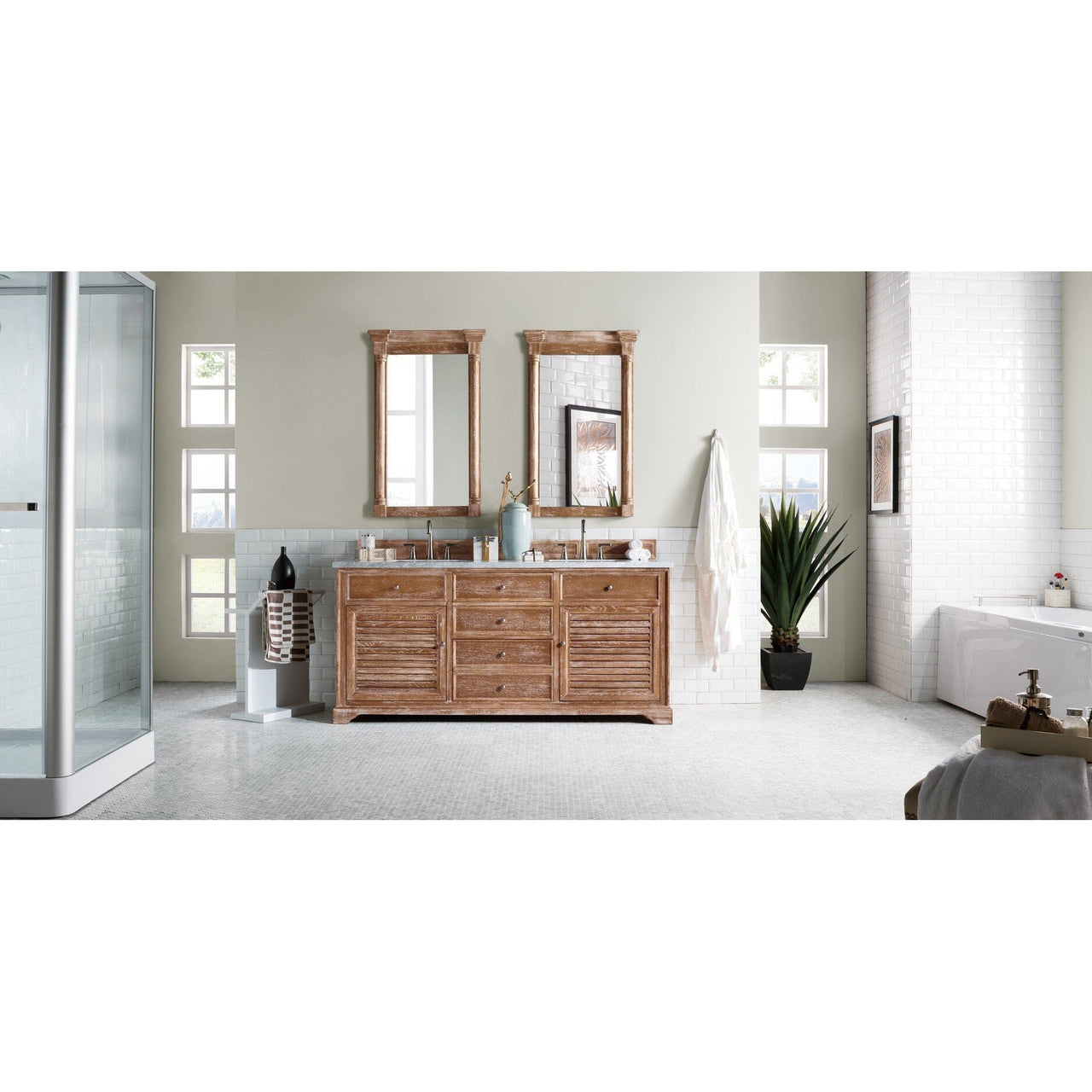 James Martin Savannah 72" Double Vanity Vanity James Martin 