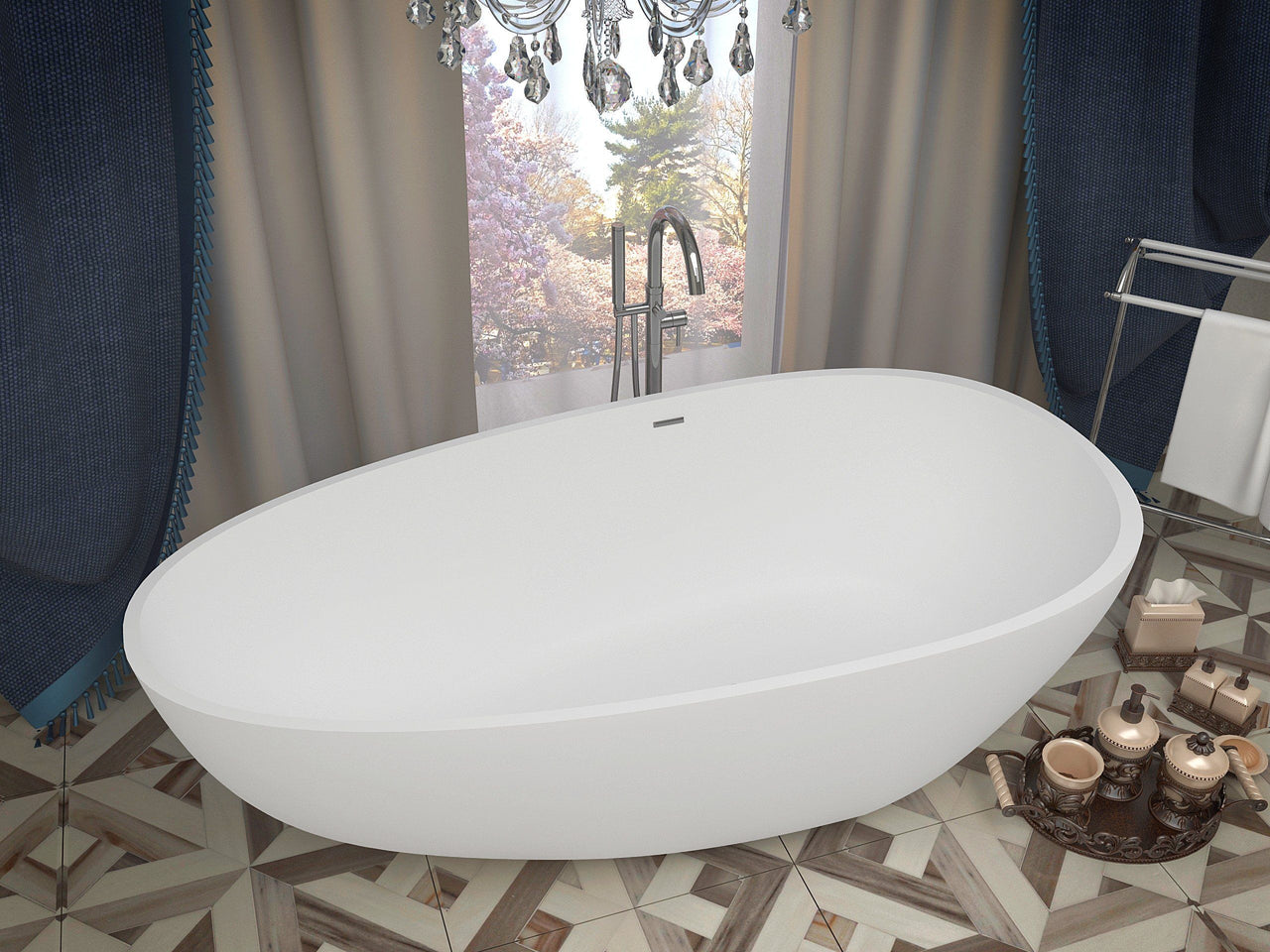 ANZZI Fiume FT-AZ502 FreeStanding Bathtub FreeStanding Bathtub ANZZI 