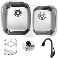 Thumbnail for ANZZI MOORE Series KAZ3220-031O Kitchen Sink Kitchen Sink ANZZI 