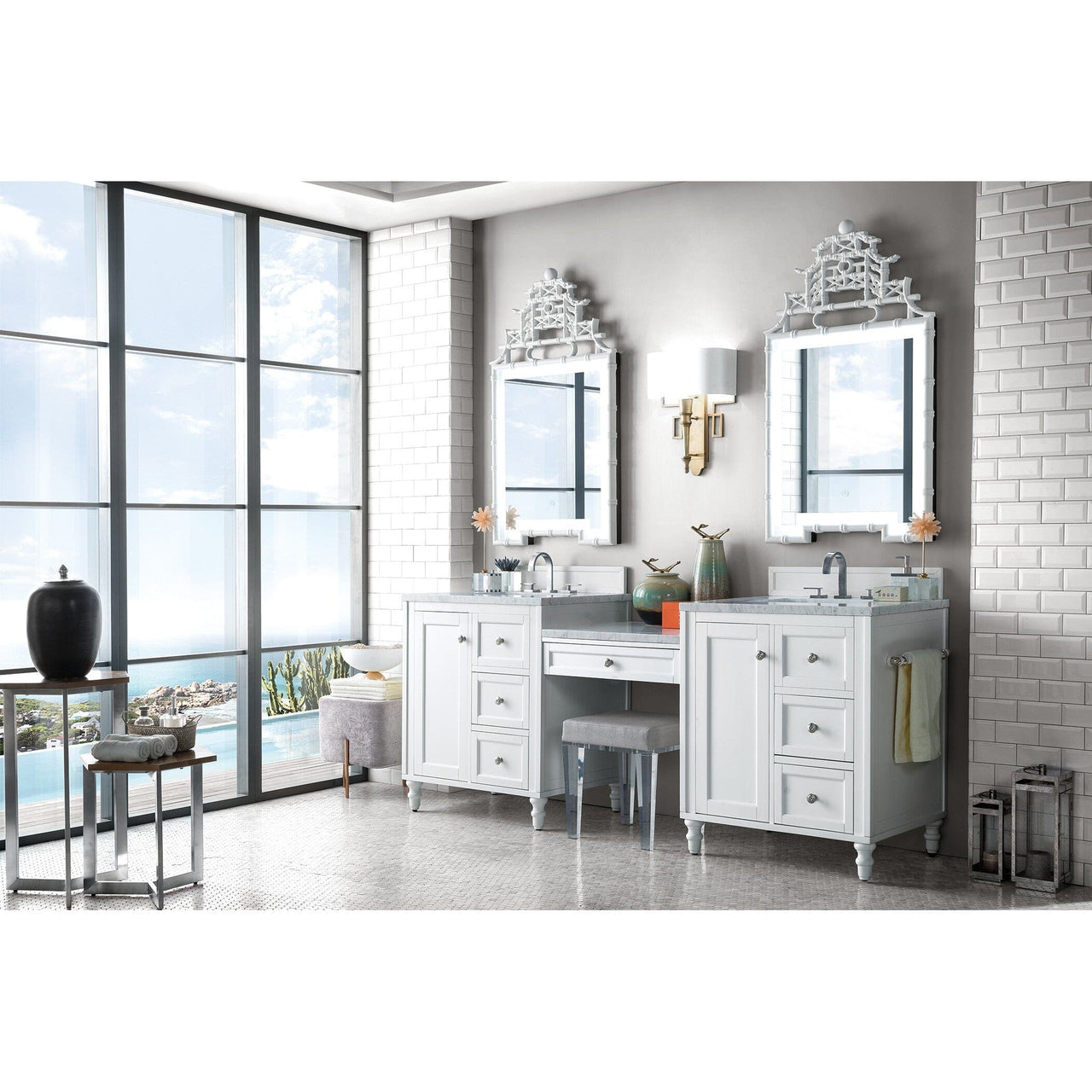 James Martin Copper Cove Encore 86" Double Vanity Set Vanity James Martin 
