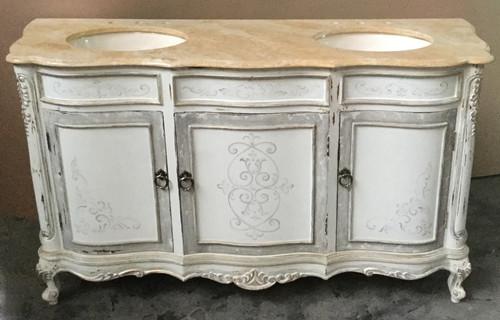 AFD Home Cabo Blanco 67" Double Sink Freestanding Bathroom Vanity Vanity AFD 