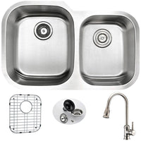 Thumbnail for ANZZI MOORE Series KAZ3220-130 Kitchen Sink Kitchen Sink ANZZI 