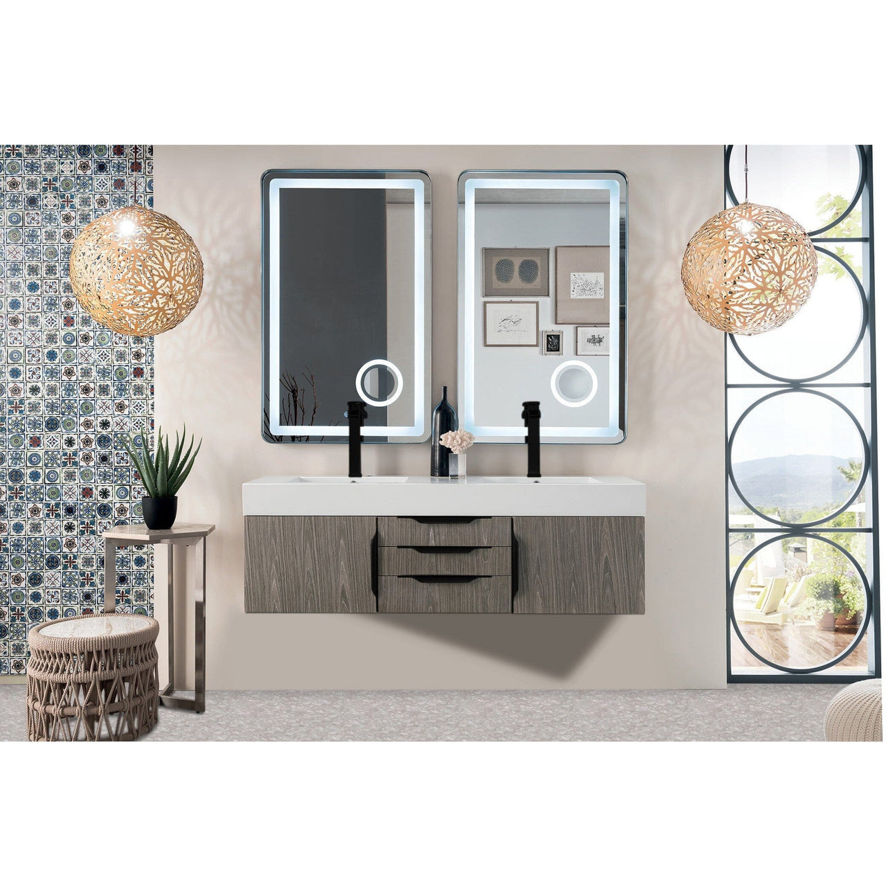 James Martin Mercer Island 59" Double Vanity Vanity James Martin 