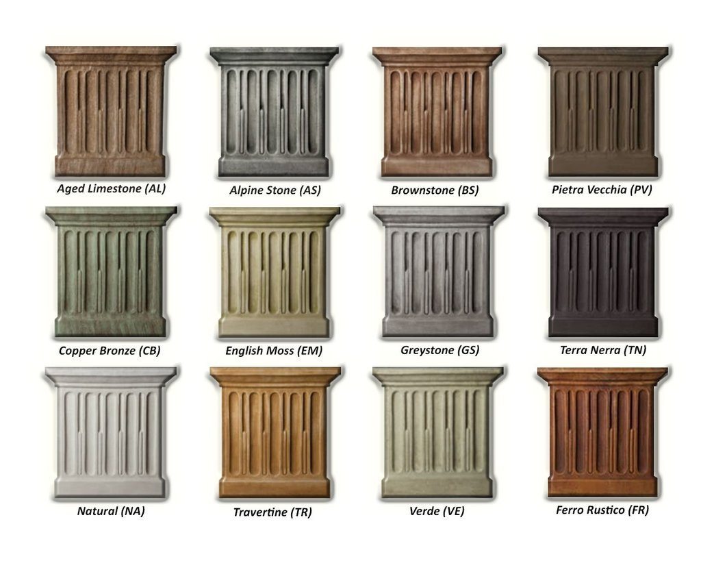 The X Cast Stone Outdoor Garden Bench (3pc) Outdoor Benches/Tables Campania International 