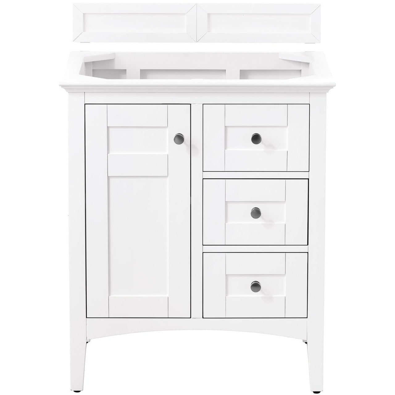 James Martin Palisades 30" Single Vanity Vanity James Martin Bright White Cabinet Only 