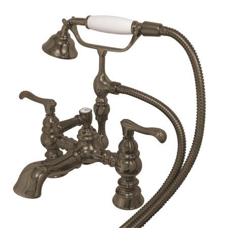 Kingston Brass Vintage 7" Deck Mount Clawfoot Tub Filler with Hand Shower Clawfoot Tub Filler Kingston Brass 