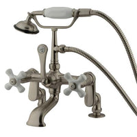 Thumbnail for Kingston Brass Vintage Deck Mount Clawfoot Tub Filler with Hand Shower Clawfoot Tub Filler Kingston Brass 