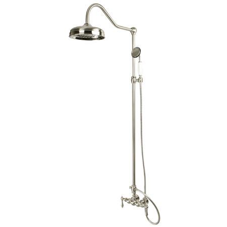 Kingston Brass Vintage Clawfoot Tub Shower Combination Clawfoot Tub Shower Combination Kingston Brass 
