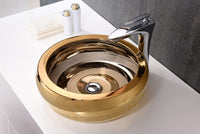 Thumbnail for ANZZI Regalia Series LS-AZ181 Vessel Sink - Glass Bathroom Sink ANZZI 