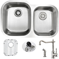 Thumbnail for ANZZI MOORE Series KAZ3220-108 Kitchen Sink Kitchen Sink ANZZI 