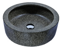 Thumbnail for ANZZI Black Desert Crown LS-AZ182 Vessel Sink - Glass Bathroom Sink ANZZI 