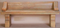 Thumbnail for Chateau Outdoor Cast Stone Garden Bench Benches Tuscan 